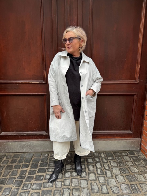 Płaszcz FREYA Rivabella jasno szary