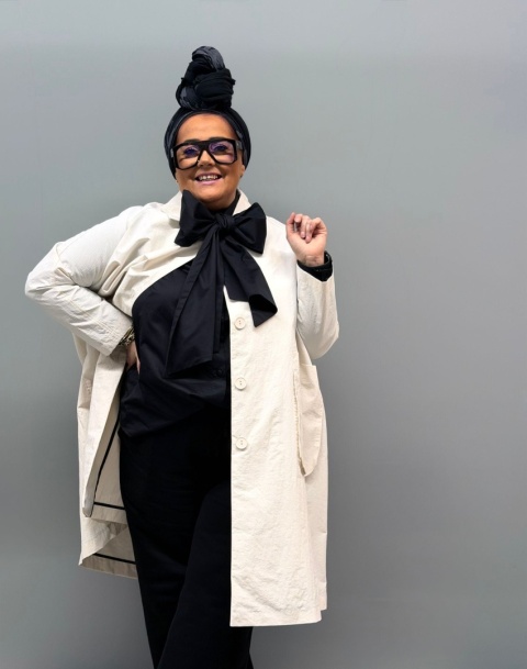 Płaszcz FREYA Rivabella śmietana