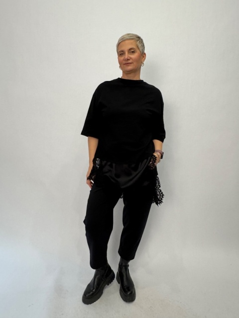 T-shirt MOOR Mihos czarna