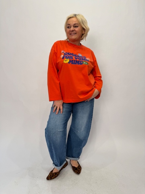 T-shirt bluzka MIND Wiya orange