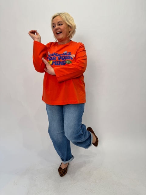 T-shirt bluzka MIND Wiya orange