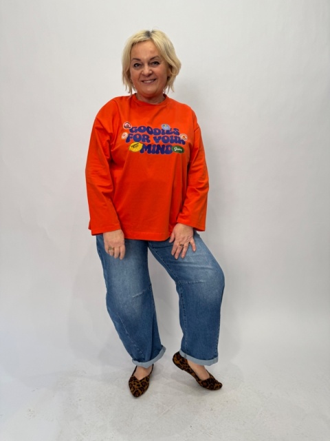 T-shirt bluzka MIND Wiya orange