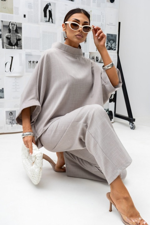 Bluzka KIMONO Miss City textura beż