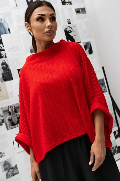 Bluzka KIMONO SPLOT Miss City czerwony