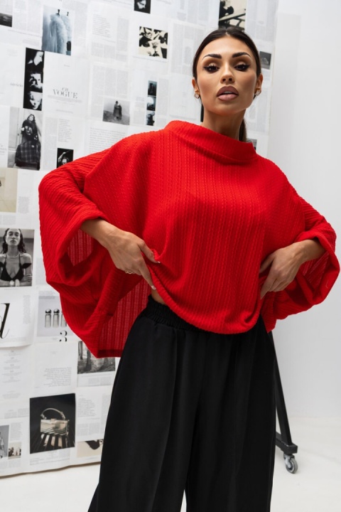 Bluzka KIMONO SPLOT Miss City czerwony