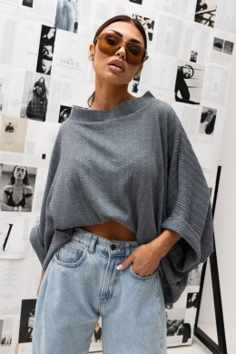 Bluzka KIMONO SPLOT Miss City szary