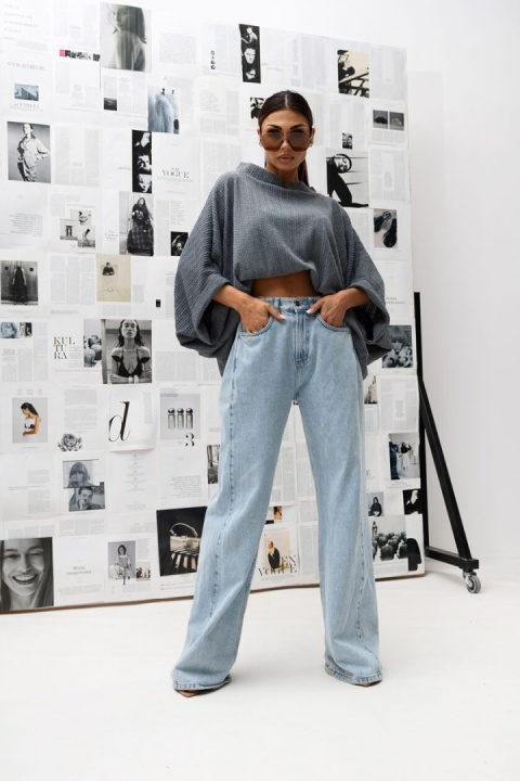 Bluzka KIMONO SPLOT Miss City szary