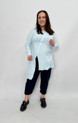 Bluzka tunika INKA Wendy Trendy niebieski