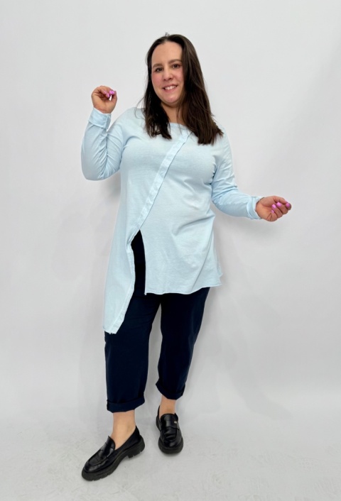 Bluzka tunika INKA Wendy Trendy niebieski