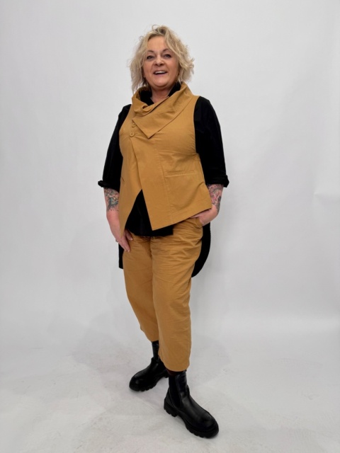 Kamizelka REA Wendy Trendy kurkuma