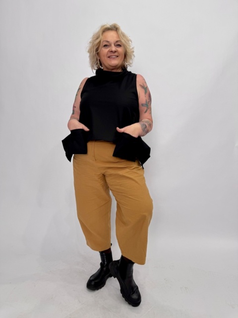 Kamizelka bluzka TERO Wendy Trendy czarna