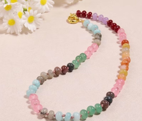 Naszyjnik LINEA kamyki