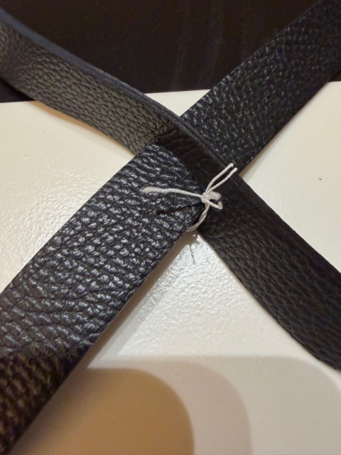 Pasek AGA skóra nero