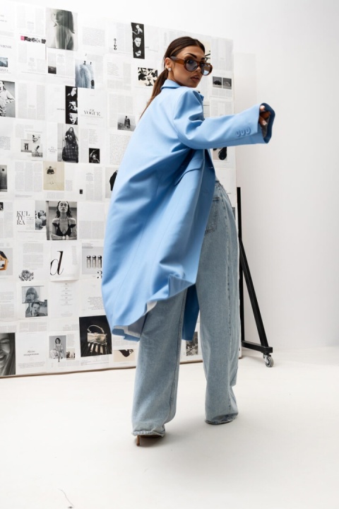 Płaszcz FEEL Miss City Official niebieski