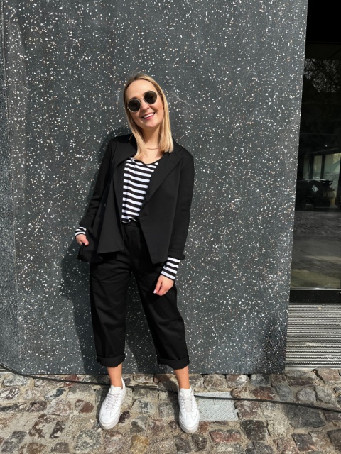 Spodnie TINA Wendy Trendy nero