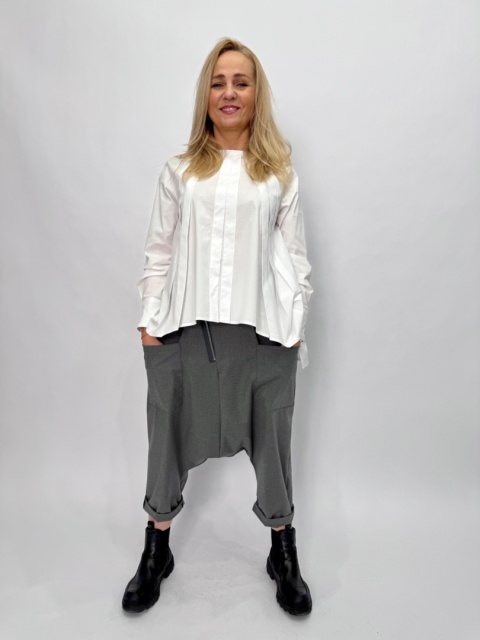 Spodnie baggy BERI Wendy Trendy szare