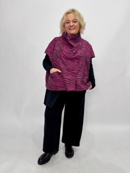 Żakiet ZOZO Wendy Trendy zebra fuksja