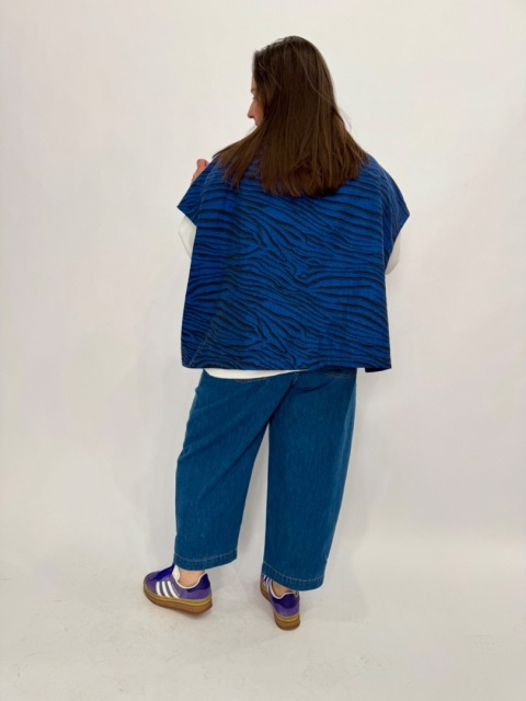 Żakiet ZOZO Wendy Trendy zebra granat