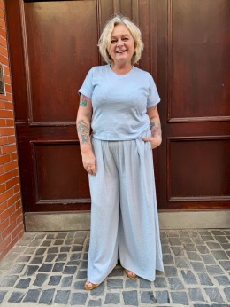 Bluzka Boni Wiya niebieski