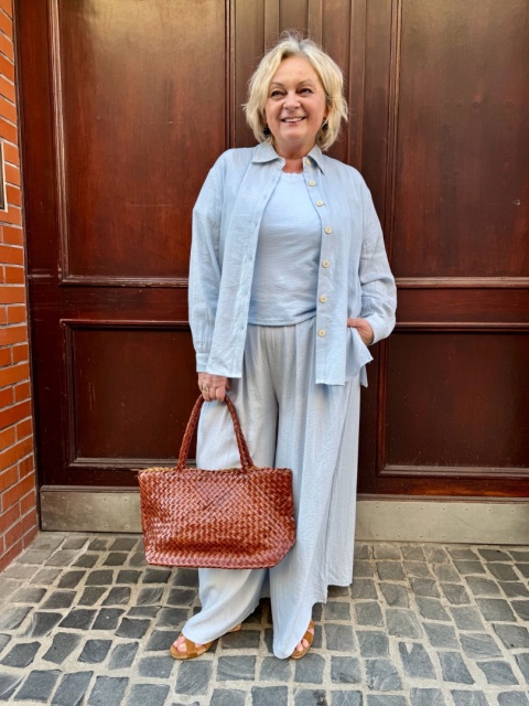 Bluzka Boni Wiya niebieski