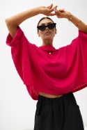 Bluzka KIMONO SPLOT Miss City fuksja