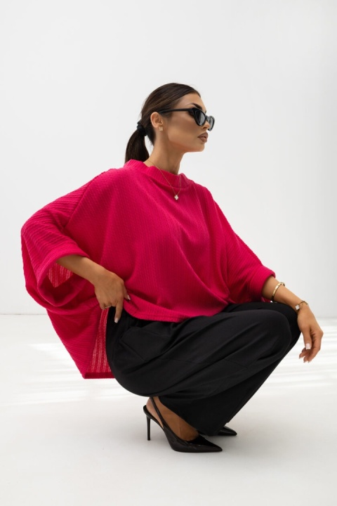 Bluzka KIMONO SPLOT Miss City fuksja