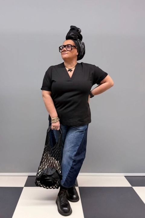 Bluzka OSAKA Rivabella czarna