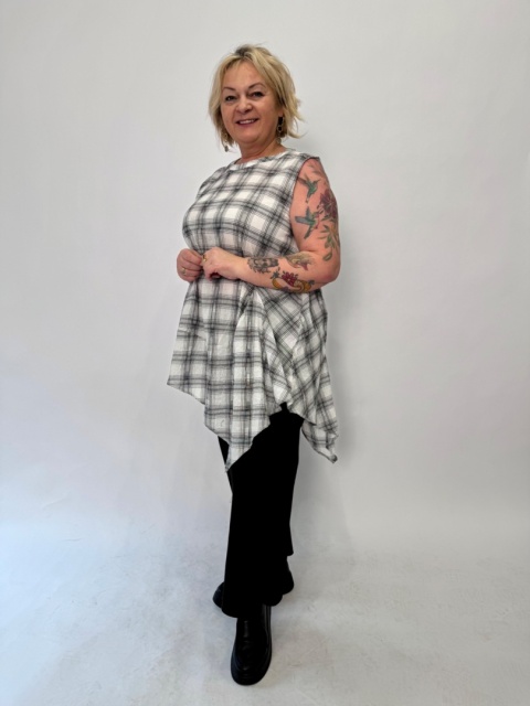 Bluzka tunika CALM Wendy Trendy biały