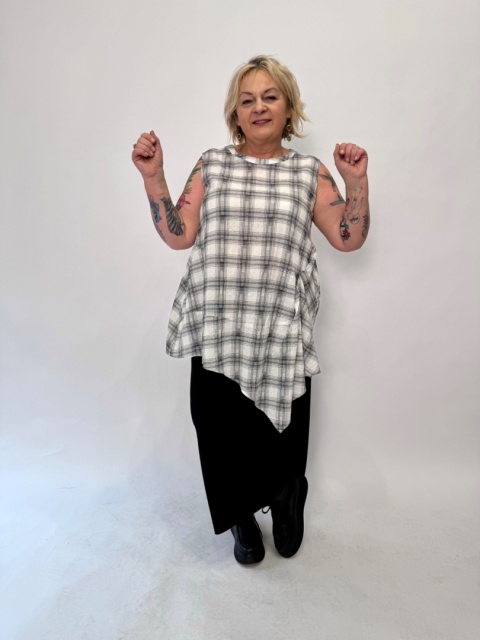 Bluzka tunika CALM Wendy Trendy biały