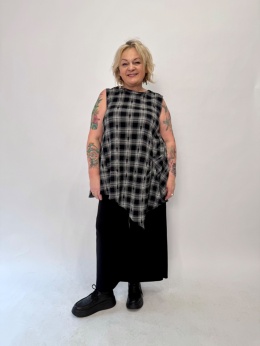 Bluzka tunika CALM Wendy Trendy czarny