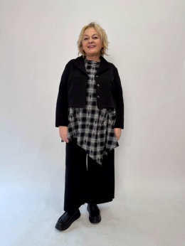 Bluzka tunika CALM Wendy Trendy czarny