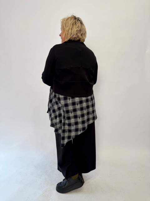 Bluzka tunika CALM Wendy Trendy czarny