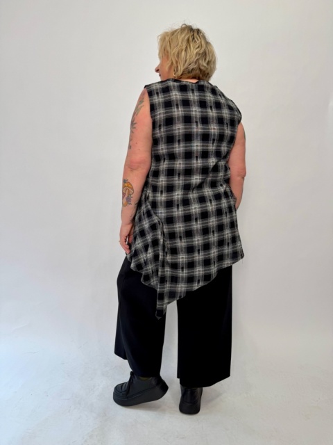 Bluzka tunika CALM Wendy Trendy czarny