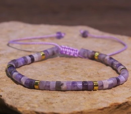 Bransoletka AMETYSTOWY