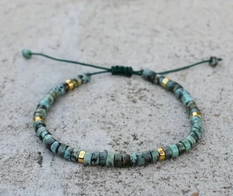 Bransoletka NATURA turkusowy