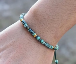 Bransoletka NATURA turkusowy