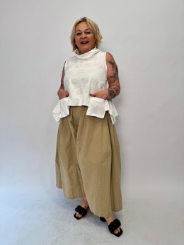 Kamizelka bluzka TERO Wendy Trendy biała