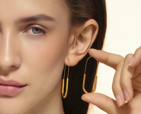 Kolczyki KLASS złoty