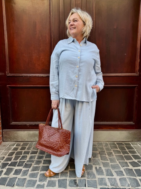 Koszula DAKOTA Wiya błękitny