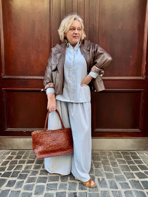 Koszula DAKOTA Wiya błękitny