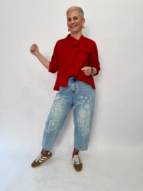 Koszula PEDRO Wendy Trendy czerwony