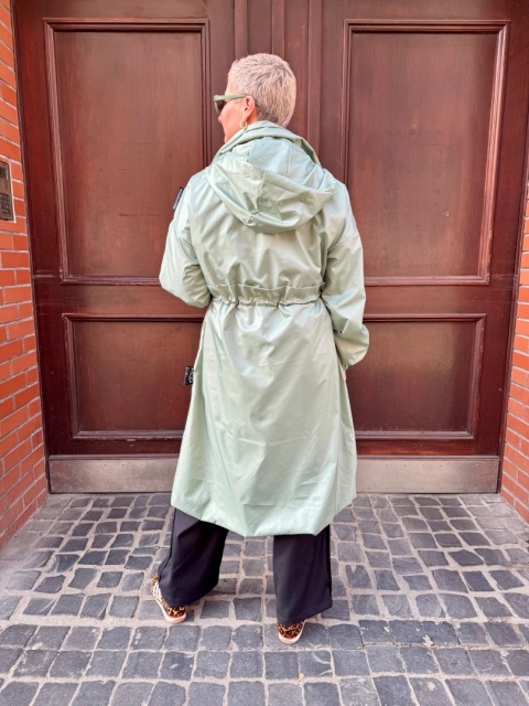 Kurtka Parka RISK Miss City Official miętowy