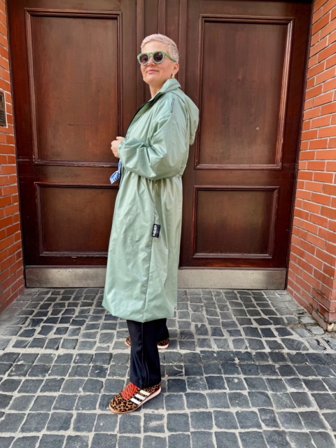 Kurtka Parka RISK Miss City Official miętowy