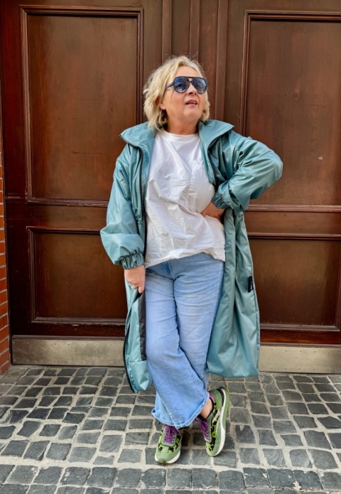 Kurtka Parka RISK Miss City Official niebieski