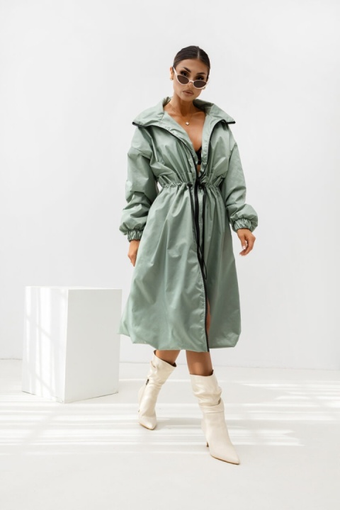 Kurtka Parka RISK Miss City Official miętowy