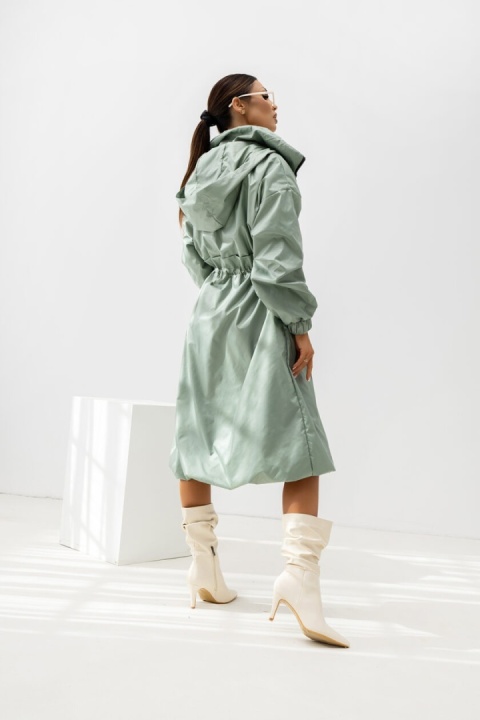 Kurtka Parka RISK Miss City Official miętowy