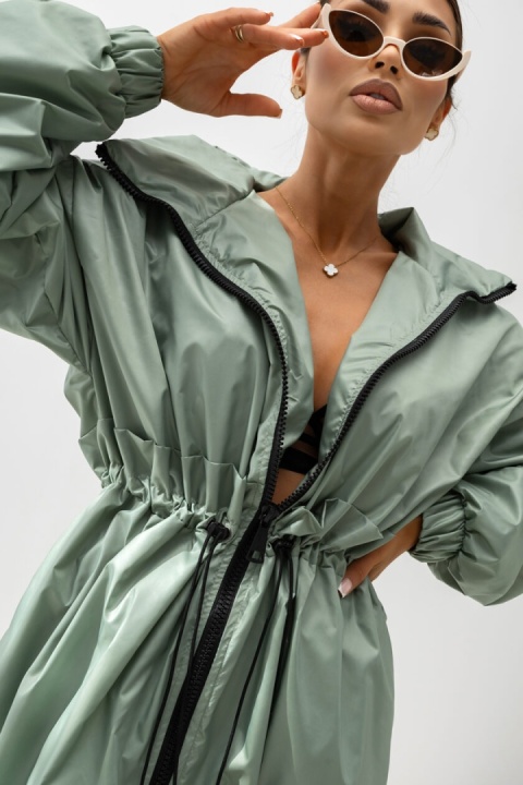 Kurtka Parka RISK Miss City Official miętowy