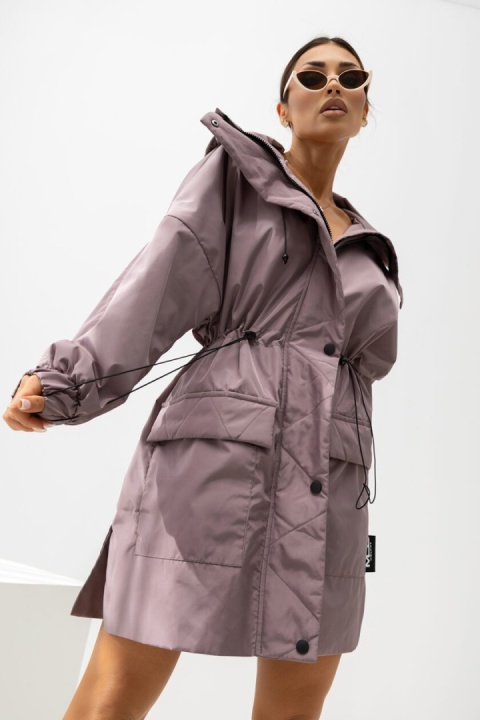 Kurtka Parka WILFRID Miss City Official puder róż