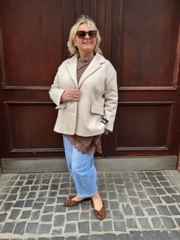 Marynarka CLEAN Miss City Official ecru