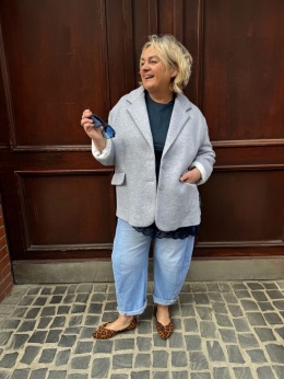 Marynarka CLEAN Miss City Official szary